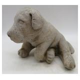 Small Concrete Puppy Statue - 8x7'
