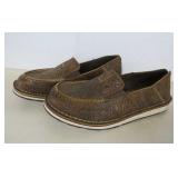 Ariat Tooled Leather Slip-On Shoes - 10B