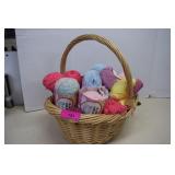 Large Basket of Yarn   NOTE**