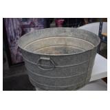 Galvanized Tub With Handles,No Holes Or Rust