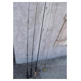 Ugly Stik Abu Garcia and Two Vintage Rods