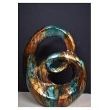 Art Deco Swirl Statue