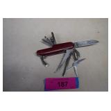 Vintage Army Multi Tool Pocket Knife