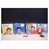 Two Elvis 45 Records & 2- Cardboard Elvis Sleeves