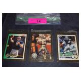 Three Troy Aikman, Dallas Cowboys Cards