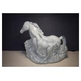 1950's Vintage Ceramic Horse & Colt Television
