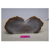 Polished Geode Bookends