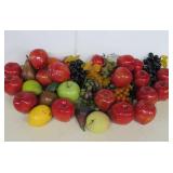 Large Lot of Nice Looking Plastic Veggies & Fruit