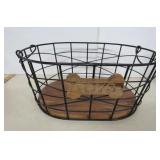Wire 'Toys' Basket - 18x8