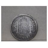 1786 Two Silver Reales - Off Center Strike  **NOTE