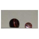 Large Tiger Eye Polished Marble & Swirl Marble