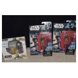 Two Star Wars Figurines* and Box of Two Pez