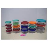 Lot of Pyrex & Anchor Glass Refrigerator Dishes