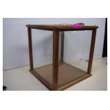 Wood & Glass Lighted Display Box 17'x17'x17'