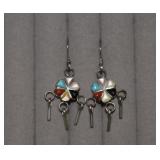 Sterling Turquoise, Coral, MOP & More Earrings