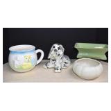 Collection Of Vintage Planters