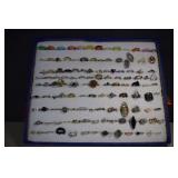 120 Costume Rings - Tray Is Not Included -