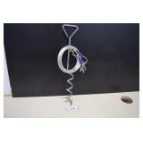 25' Reflective Vinyl Covered Cable & Spiral Stake.