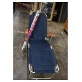 Adjustable Lounge Chair and Beach Umbrella
