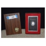 1971S Eisenhower Proof Dollar in Box