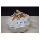 Fitz & Floyd Clam Shell Coquille Shells Soup