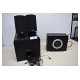 Klipsch Subwoofer, Two Speakers & Altec Subwoofer