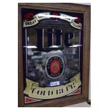 Vintage 1980's Lite Pilsner Beer Mirror