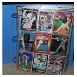 Binder of Baseball & Football Cards