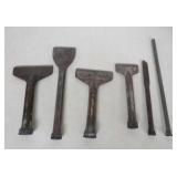 Six Vtg. Brick Layer Tools - Dasco and Others