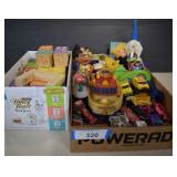 Lot Of Vintage Toys and Wooden Blocks