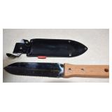 Nisaku,Hori Hori Garden Knife & Sheath, (Japan)