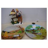 Three Hand Painted Byron 3-D Molds