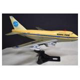 1970's Pan Am Model Airplane With Lights & Sounds,