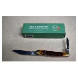 Hen & Rooster Pocket Knife, Like New!