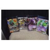 (4) Jumbo Pokemon Cards in Sleeves  SEE LIST**