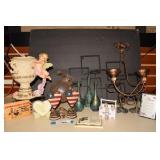 Box Of Home Decor - Wall Candle Holders, Signs,