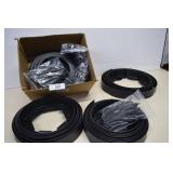 Plastic Border & Stakes. One Full Roll Two Partial