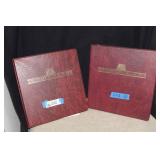 Two Heritage Collection Stamp Albums w/ Stamps
