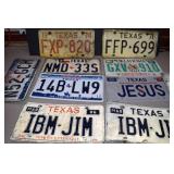 Tote of License Plates