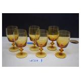 MCM Hoffman House Imperial Amber Water Glasses