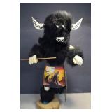 Vintage Navajo Kachina 'Warrior Black Buffalo' Dol