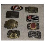 Eight Belt Buckles-Freightliner, Buckle for Coin &