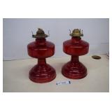 Two Vintage Oil Lamps