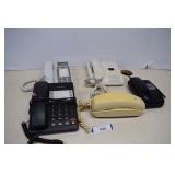 Five Vintage Telephones