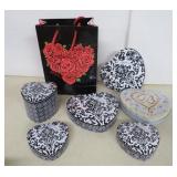Seven Brighton Jewelry Tins and Brighton Bag