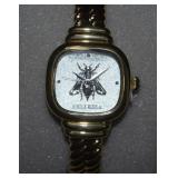 Bellezza 'Bumble Bee' Watch, Hinged Cuff Style