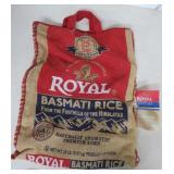 Royal Basmati Rice Burlap Tote Bag