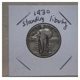 1930 Standing Liberty Silver Quarter