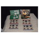 1993 & 1995 Unc. P&D U.S. Mint Sets w/ COAs