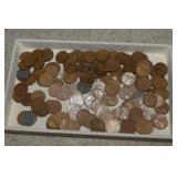 (145) Wheat Pennies - Some Steel
